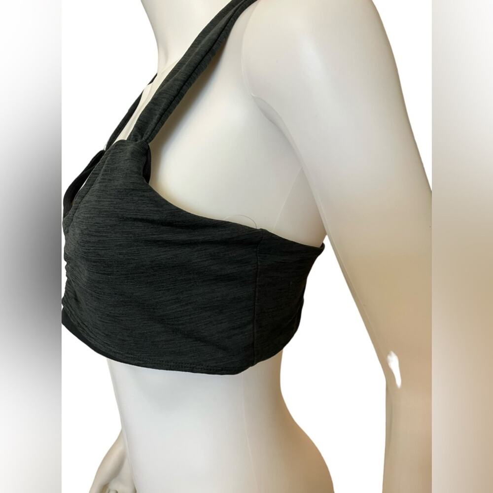 NEW ~ FREE PEOPLE ~ Black Heather Sports Bra Size Large - Picture 3 of 8